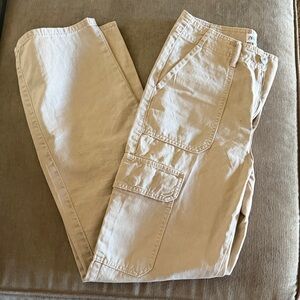 Zara Beige Cargo Pants